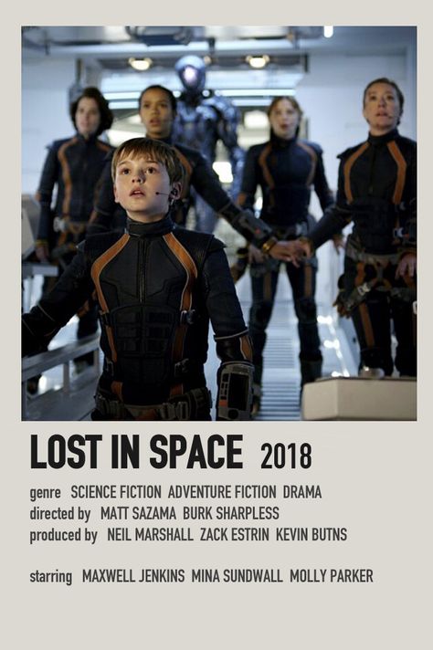 Lost In Space Poster, Bullet Journal Netflix, Space Movie Posters, Space Tv Shows, Movie Poster Room, Supernatural Movies, Film Polaroid, Space Tv, Space Movies