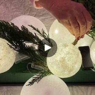 Snowball Decor, Oh Oh, Decor Idea, Decor Lighting, Light Up, Led, Christmas