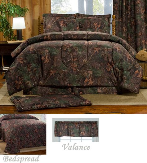 Mixed Pine Rustic Farmhouse Bedding, Camouflage Bedroom, Camo Bedding, Lodge Bedding, Full Comforter Sets, Twin Comforter Sets, Lodge Cabin, Farmhouse Bedding, Rustic Bedding