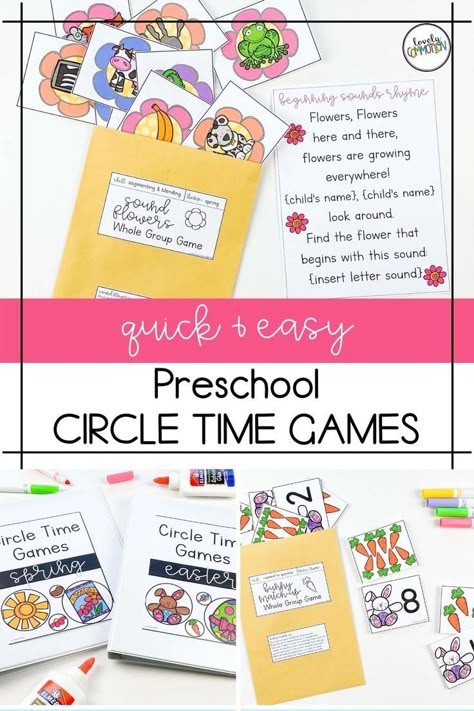 Circle Time Binder Free Printable, Christmas Circle Time, Transitional Kindergarten Classroom, Spring Learning Activities, Preschool Circle Time Activities, Circle Time Games, Circle Time Songs, Circle Time Activities, Preschool Circle Time