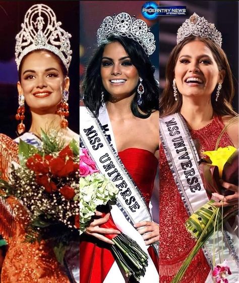 Mexico has won Miss Universe three times, Miss Universe crowns 1991 Lupita Jones, 2010 Ximena Navarrete and 2020 Andrea Meza. Miss Universe Mexico, Miss Mexico, Miss Universe Crown, Pageant Photography, Miss Universe 2003, Miss Universe 2017, Pageant Queen, Miss Universe 2012, Miss Universe 2015