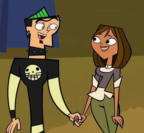 Courtney And Duncan, Total Drama Island Duncan, Duncan And Courtney, Duncan Total Drama, Warner Bros Cartoons, Cute Couple Halloween Costumes, Drama Total, Cartoon Profile Pictures, A Court Of Mist And Fury