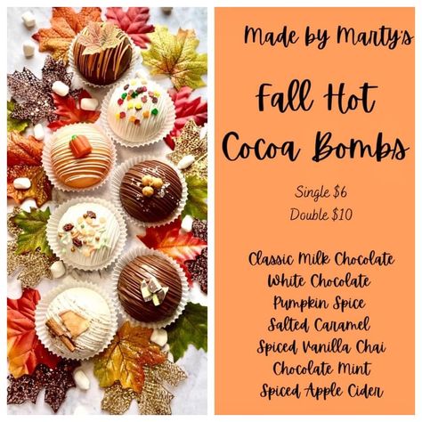 Fall Hot Cocoa, Fall Hot Chocolate, Cocoa Spoons, Thanksgiving Chocolates, Hot Chocolate Treats, Diy Hot Chocolate, Hot Chocolate Cocoa, Homemade Hot Cocoa, Chocolate Sculptures