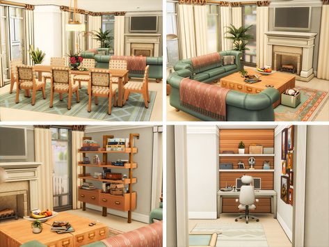 Sims 4 Cozy Living Room No Cc, Dining Room Sims 4 No Cc, Sims Living Room No Cc, Sims 4 No Cc Living Room, Living Room Sims 4 No Cc, Sims 4 Dining Room Ideas No Cc, Sims 4 Dining Room Ideas, Sims 4 Kitchen Ideas No Cc, Sims 4 Interior Design Ideas No Cc