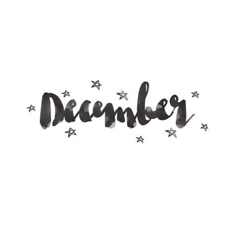 December Doodles, Bullet Journal Tools, Think Happy Be Happy, Handwritten Type, Illustration Typography, Hello December, Days And Months, Aesthetic Fonts, December Daily