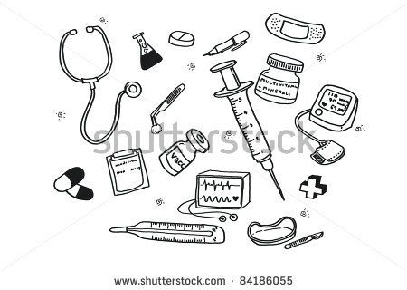 cartoon doctors utensils | Doctor Tools Nurse Drawing Easy, Doctor Tools, Doctor Stuff, Nurse Drawing, Whiteboard Ideas, Medical Artwork, Medical Drawings, Sketch Tutorial, Doctor Drawing