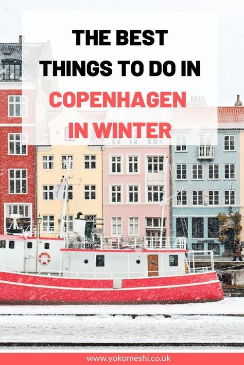 Thinking of of a winter Copenhagen trip? Find out the best things to do in Copenhagen in Winter as well as where to stay in during Copenhagen's winter and the everything you need to pack for this time of year.  Copenhagen in winter is magical and a fantastic time to visit! Copenhagen Trip, Winter Copenhagen, Copenhagen In Winter, Denmark Travel Guide, Things To Do In Copenhagen, Visit Denmark, Travel Amsterdam, European City Breaks, Halloween Travel