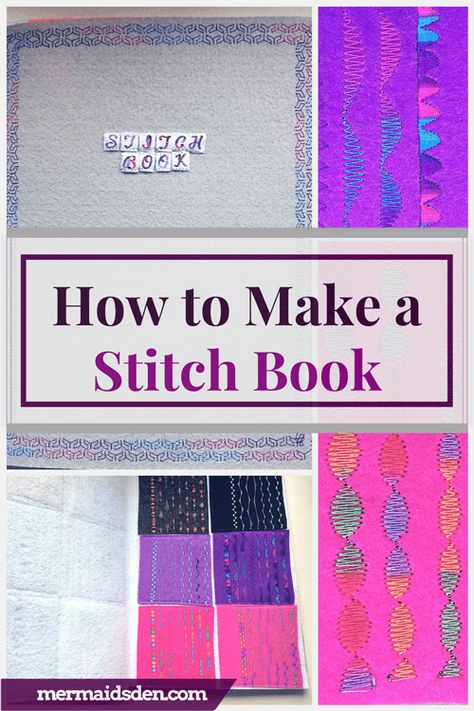 Do you have a bunch of fancy stitches on your sewing machine that you’ve never even used? Making a stitch sample book is a great way to test out those fancy stitches and learn what Keep Reading Sewing Machine Stitches, Holiday Hand Towels, Sewing Projects Free, Machines Fabric, Top Sewing, Diy And Crafts Sewing, Vintage Sewing Machines, Stitch Book, Sewing Stitches