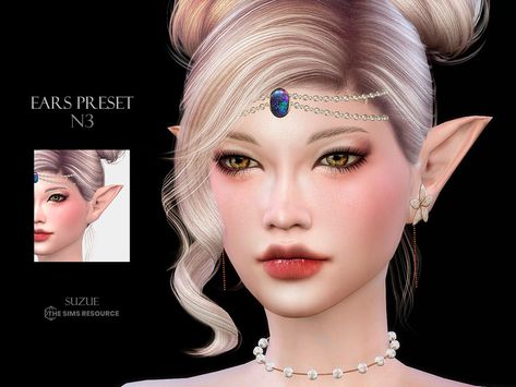 Geek Glasses, Sims 4 Piercings, The Sims 4 Pc, Fairy Ears, Pelo Sims, Sims 4 Cc Makeup, Sims 4 Body Mods, Star Headband, Sims 4 Mm