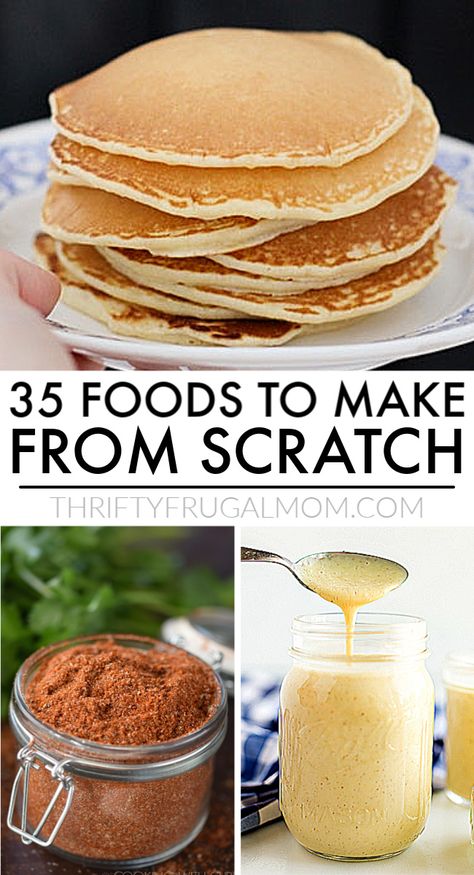 Foods To Make From Scratch, Easy Foods To Make, Baking Mix Recipes, Foods To Make, Homemade Dry Mixes, Different Foods, Easy Foods, Make From Scratch, Homemade Pantry