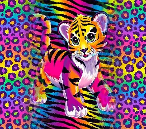 Lisa Frank Birthday Party, Cheetah Print Wallpaper, Lisa Frank Stickers, Animal Print Wallpaper, Kids Tumbler, Apple Watch Wallpaper, Lisa Frank, Diy Tumblers, Printed Backgrounds