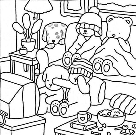 Bobbie Goods Coloring Pages Printable, Booby Goods Coloring Pages, Bobbie Goods Coloring Pages, Bobbie Goods, Kitty Coloring, Bear Coloring Pages, Hello Kitty Coloring, Detailed Coloring Pages, Easter Coloring Pages