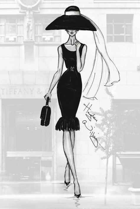 12 Stunning Fashion Sketches by Hayden Williams Vintage Fashion Sketches, Hayden Williams, Model Sketch, Fashion Design Sketch, Fashion Illustration Sketches, Dress Drawing, Fashion Figures, Illustration Fashion Design, Sketch Inspiration