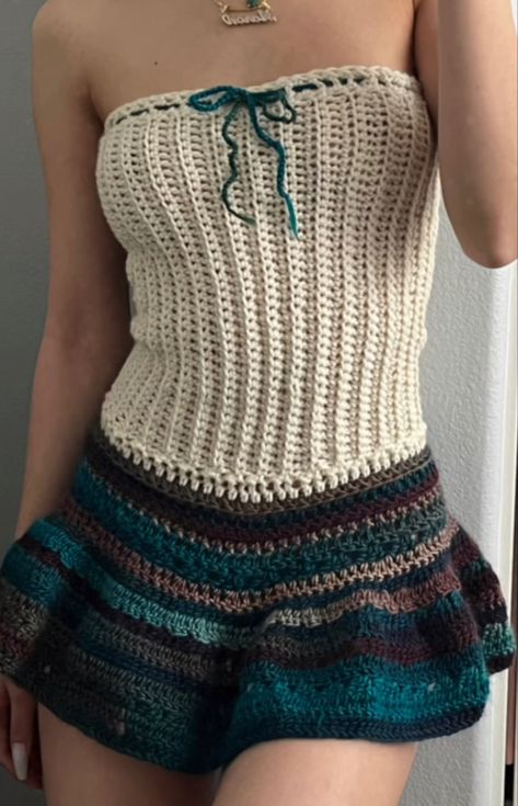 Crochet Skirt Aesthetic, Shoe Crochet, Earth Vibes, 2024 Fits, Keychain Pattern, Mode Crochet, Crochet Clothing And Accessories, Crochet Dresses, Crochet Design Pattern