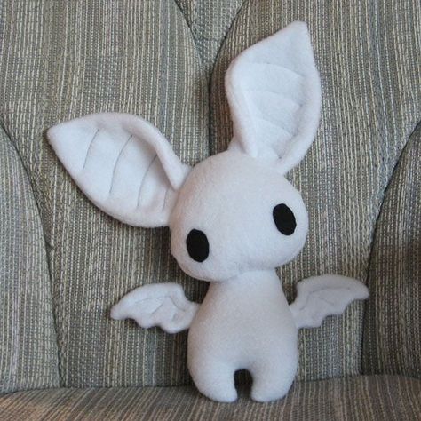 Dexter, A Pillow, Stuffed Animal, Bat, Deviantart, White, Black