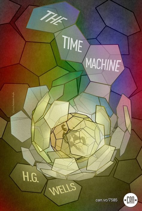 Classic Literature Book Covers, Classic Book Covers, Literature Posters, Literary Classics, Buckminster Fuller, H G Wells, Best Book Covers, The Time Machine, Classic Book