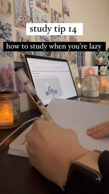 hope ~ studygram on Instagram: "5 study tips for lazy people ⬇️ 📚 1. Overcome your laziness with discipline. Unfortunately there is no easy fix to laziness (though I have some easier tips below) and you will have to set aside lazy behaviors such as scrolling on social media, procrastination, and poor planning. By overcoming behaviors through discipline you will be able to study more effectively- even as a lazy person. 2. Make a fixed study schedule. Often it is not how long you study but how Study Schedule For Lazy People, Study Tips For Lazy People, Lazy Study Schedule, Study Mindset, Writing An Essay, How To Overcome Laziness, Lazy Person, Being Lazy, Feeling Lazy