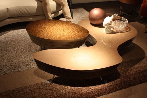 Irregular Shape Coffee Table, Irregular Coffee Table, Coffee Table Alternatives, Coffee Table Designs, Hexagonal Table, Table Surface, Home Coffee Tables, Unique Coffee Table, Ottoman Coffee