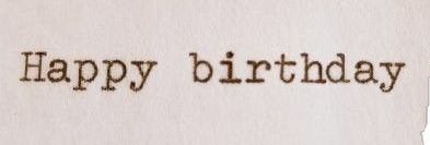 It's written on a typewriter Happy Birthday To Me, Typewriter, Happy Birthday, Writing, Collage, Birthday, Pins