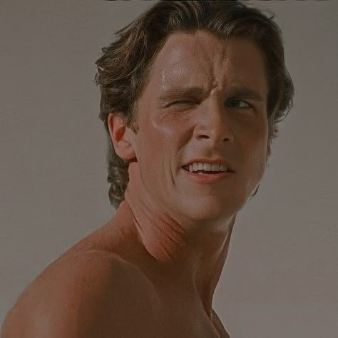 Pfp For Guys, Pat Bateman, Chris Bale, Patrick Bateman, Sigma Male, I Love Men, Christian Bale, Celeb Crushes, Pretty Men