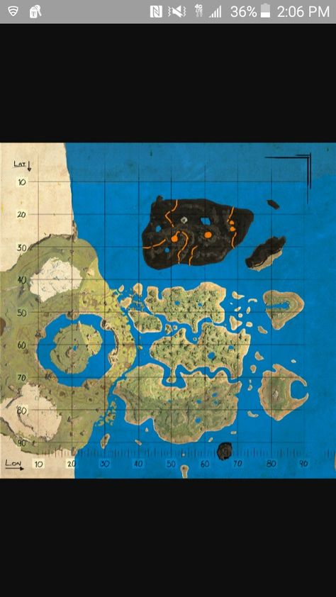 The Center map Ark The Island Base, Ark Scorched Earth Base, Ark The Island Map, Curse Of Strahd Maps, Alternate History Map, Ark Survival Evolved, Survival Guide, Starry Night, My Pictures