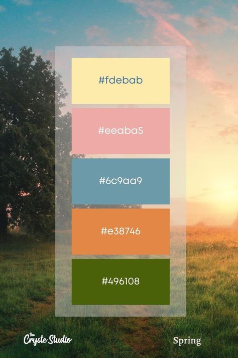 Color Design Inspiration, Hex Color Palette, Spring Palette, Spring Color Palette, Hex Codes, Hex Color Codes, Office Colors, Spring Color, Color Palette Design