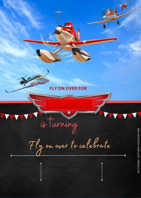 Nice FREE Disney Planes Birthday Invitation Templates Buckle up and get ready to embark on an extraordinary journey where the sky is not the limit—because in the enchanting world of Disney Planes, the sky is just the beginning! Bursting with charm, excit... Disney Planes Party, Disney Planes Birthday, Planes Birthday Party, Planes Birthday, Planes Party, Disney Planes, World Of Disney, Free Printable Birthday Invitations, Free Printable Invitations