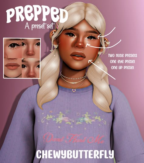 Chewybutterfly Sims 4 Cc, Sims 4 Ear Presets, Sims4 Body Presets, Ts4 Presets, Sims 4 Cc Presets, Presets Sims 4, Sims 4 Body Presets, Sims 4 Presets, Body Presets