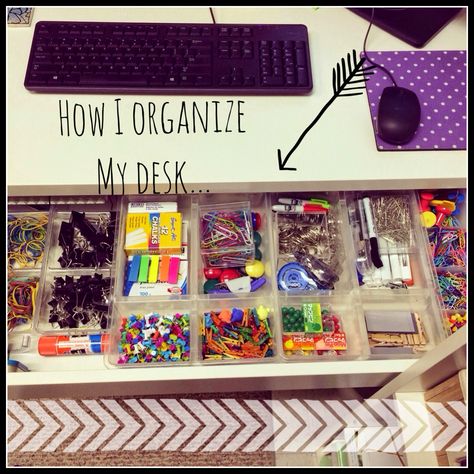 {Peek of the Week} A Peek into Sunny’s 4th & 5th Grade Classroom Teacher Assistant Desk, Teacher Desk Decorations, Desk Drawer Organization, Desk Drawer Organisation, Teacher Desk Areas, Teacher Desk Organization, Desk Drawers, Library Organization, Drawer Organization