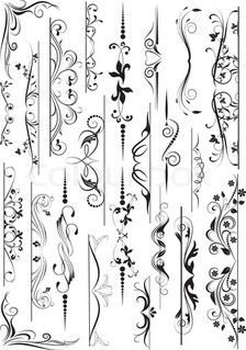 Vector of 'filigree, art, border' Filigree Outline, Blackboard Lettering, M Images, Art Border, Doodle Art Letters, Filigree Tattoo, Border Vector, Cursive Alphabet, Doodle Inspiration