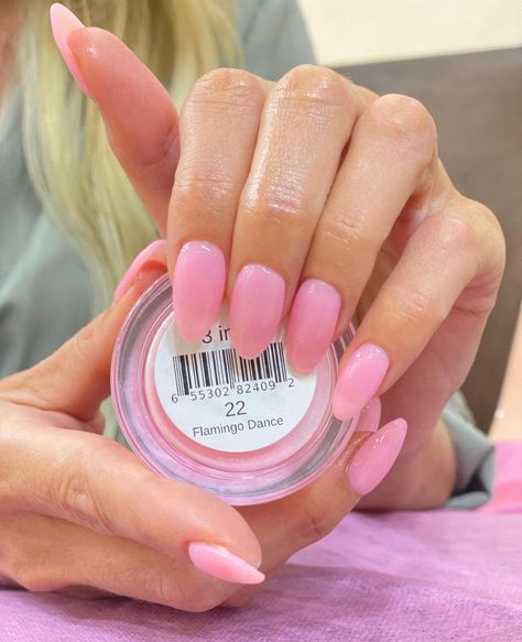 Be a flamingo, Stand tall and Proud! Gelous Color: 22 - Flamingo Dance #SNSnails #SNS #FlamingoPink #DipNails Flamingo Pink Nails, Pink Sns Nails, Sns Nail Art, Pink Nail Inspo, S And S Nails, Be A Flamingo, Sns Nails, Pink Nail Polish, Nail Looks