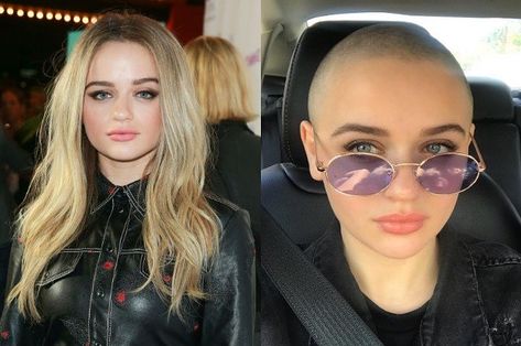 The Big Chop, Long Hair Cut Short, Bald Head Women, Shaved Head Women, Shave My Head, Slender Man, Woman Shaving, Celebrities Before And After, Super Short Hair