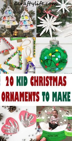 Kid Christmas Ornaments, Homemade Christmas Ornaments For Kids, Christmas Ornaments Homemade Kids, Ornaments For Kids To Make, Juleverksted For Barn, Homemade Christmas Ornaments, Christmas Ornaments For Kids, Kid Christmas, Ornaments For Kids