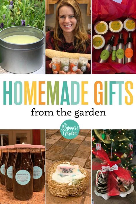 Homemade Gifts From The Garden Gifts From The Garden, Unique Homemade Gifts, Handmade Christmas Presents, Homemade Garden, Homemade Body Care, Easy Homemade Gifts, Homemade Jelly, Homemade Spice Blends, Diy Spices