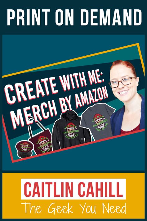 Print on Demand Series - Create with Me: Merch By Amazon by Caitlin Cahill, The Geek You Need Custom Print Fan Merchandise T-shirt, Cheap Fan Merchandise T-shirt With Screen Print, Fan Merchandise T-shirt With Sublimation Print, Merch By Amazon Shirts, Amazon Merch On Demand, Amazon Shirts, Living Frugal, Merch By Amazon, Me Design