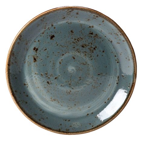 Perfect for adding a rustic aesthetic to your table settings these Steelite Craft Blue Coupe Plates are ideal for commercial use. Cannes 2022, Cafe Display, International Craft, Serving Ware, Rustic Pottery, Personalized Plates, Dinner Service, Shop Kitchen, Thai Restaurant