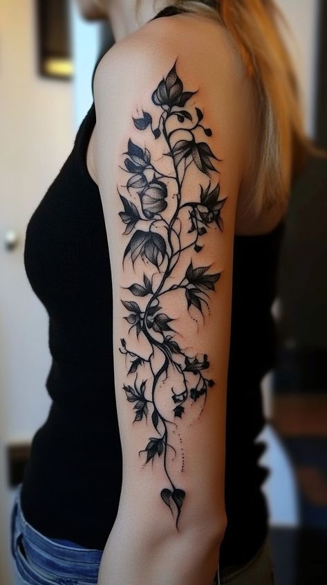 Black Lace Tattoo, Lace Sleeve Tattoos, Dark Feminine Tattoos, Empowering Tattoos, Worst Tattoos, Horror Movie Tattoos, Female Tattoo Ideas, Bookish Tattoos, Vine Tattoo