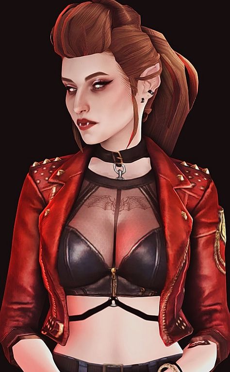 Sims Vampire, Sims 4 Vampire, Ts4 Lookbook, Witchy House, Sims Characters, Cc Hair, Cc Folder, Sims 4 Anime, Sims4 Cc