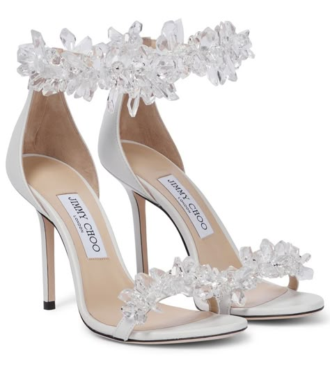 Wedding shoes - best wedding shoes for UK brides 2022 Non Traditional Wedding Rings, Bride Heels, Traditional Wedding Rings, Crystal Heels, Non Traditional Wedding, Weddings By Color, Jimmy Choo Heels, Designer High Heels, Wedding Ideas Dresses