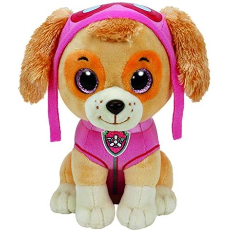 TY Paw Patrol SKYE - cockapoo dog reg Plush ** Read more reviews of the product by visiting the link on the image. (This is an affiliate link) #StuffedAnimalsPlushToys Ty Plushies, Beanie Boo Dogs, Ty Beanie Boos Collection, Paw Patrol Plush, Paw Patrol Cartoon, Ty Toys, Ty Babies, Paw Patrol Skye, Ty Plush