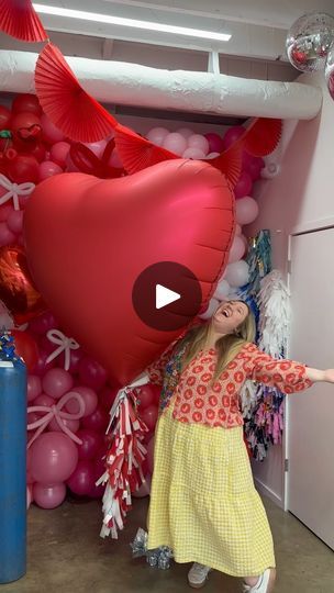 51K views · 7.4K reactions | inflate the viral jumbo heart balloon with me (DM to order)!! 💗

#balloon #balloons #balloonart #valentines #inspo | PRESLEY PAIGE™️ | MGMT · Time to Pretend (Super Clean Version) Balloon Words, Heart Balloons, Mgmt, Balloon Art, Super Clean, Christmas Decor Diy, Christmas Diy, Balloons, Christmas Decorations