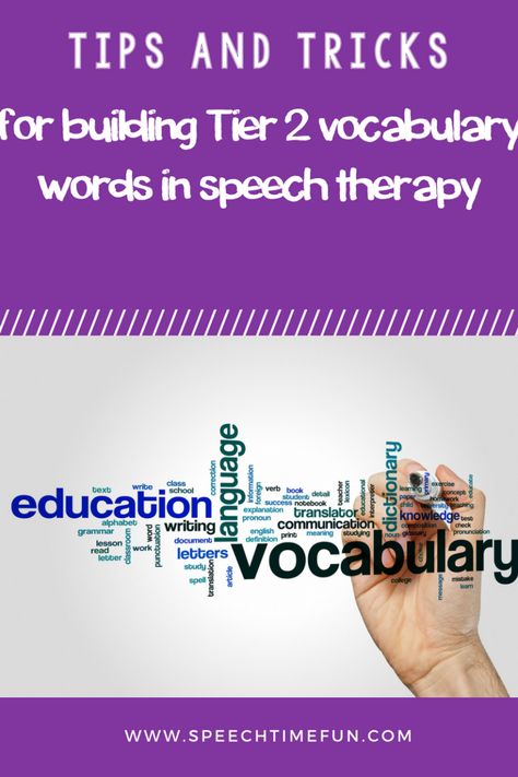 tips and tricks for building tier 2 vocabulary words in in speech therapy Tier 2 Vocabulary Words, Education Strategies, High School Speech Therapy, High School Speech, Vocabulary Ideas, Activities For Speech Therapy, Vocabulary Instruction, School Speech Therapy, Multiple Meaning Words