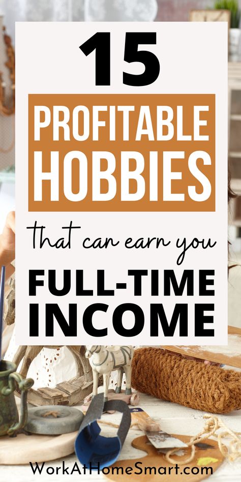 hobbies that make money Money Making Projects, Profitable Crafts, Easy Hobbies, Hobbies For Adults, Cheap Hobbies, Hobbies For Women, Projects For Adults, Hobbies To Try, Hobbies For Men