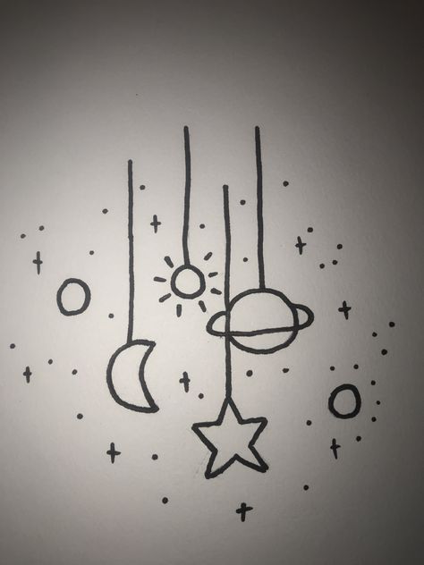 #space #spaceparty #spacedesign #drawings #moonchild #quickdrawing #funart #cutetattoos #spacetattoo Easy Space Doodles, Space Drawings Easy, Space Drawing Ideas, Simple Tatto, Outer Space Drawing, Note Inspiration, Book Doodles, Drawing Ideas Inspiration, Space Doodles