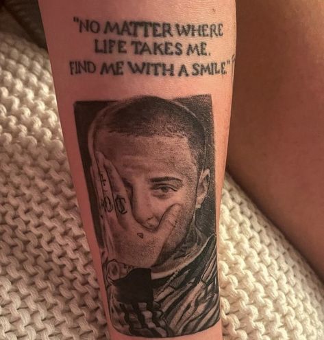 Rhegan777 Tattoos, 777 Tattoo, Jack Champion, Mac Miller, Tat Ideas, Dope Tattoos, Tattoo Inspo, Portrait Tattoo, Tatting