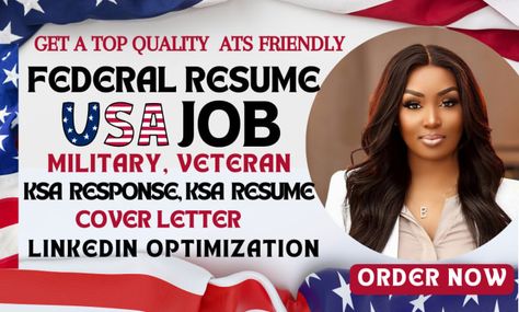 Here's what I offer:

A meticulously crafted, ATS-friendly Federal, USAJobs, and Government Resume.
Comprehensive Cover Letter
Fully optimized LinkedIn Profile
Prompt Delivery
Guaranteed 100% Satisfaction


Take the step towards enhancing your professional prospects - place your order now." Linkedin Optimization, Federal Resume, Professional Cover Letter, Executive Resume, Resume Writing Services, Resume Writer, Cover Letters, Freelance Writer, Cover Letter For Resume