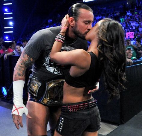 Aj Lee And Cm Punk, Cm Punk Aj Lee, Bmx Cycles, Wwe Couples, Aj Lee, Daniel Bryan, Bella Twins, Newly Engaged Couple, Cm Punk