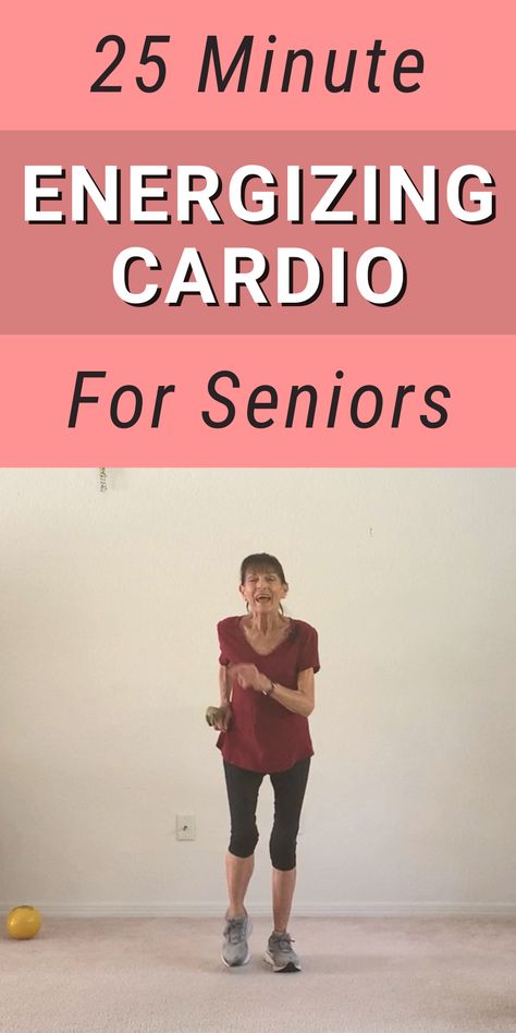 25 Minute Energizing Cardio - Fitness With Cindy Senior Cardio Exercises, Non Impact Cardio, 40 Minute Cardio Workout, Cardio Drumming Routines For Seniors, 10 Minute Cardio, Fitness With Cindy, Myofascial Pain Syndrome, Tv Workouts, Low Impact Cardio Workout