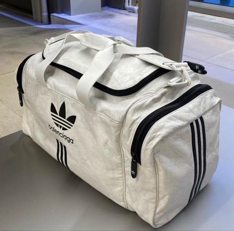 balenciaga x adidas duffle bag Nike Sports Bag, Adidas Aesthetic, Balenciaga X Adidas, Adidas Duffle Bag, Working Abroad, Hockey Bag, Bags 2022, Best Boyfriend Gifts, Adidas Bags