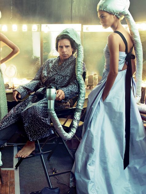 Ben Stiller by Annie Leibovitz for Vogue US February 2016 Annie Leibovitz Vogue, Ben Stiller, Annie Leibovitz, Joan Smalls, Vogue Us, Formal Dresses Long, Saree, Vogue, Formal Dresses